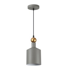 Подвес Odeon Light 4086/1 Bolli серый/золотой E27 1*40 Вт