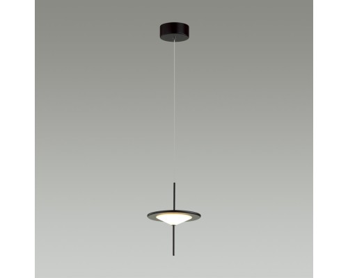 5012/10L L-VISION ODL23 281 черный/белый матовый металл/акрил Подвес LED 10W 3000K STEKA