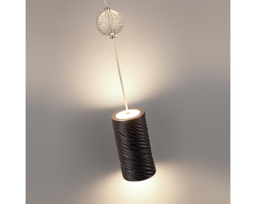 5451/18LB L-VISION ODL_EX26 017 черный/никель/металл/керамика/хрусталь/акрил Подвес LED 18W 2000К/3000K/4000K RIVIERA