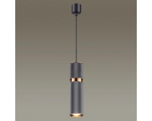 Подвес Odeon Light 4743/5L Afra серый/золотой GU10 5 Вт