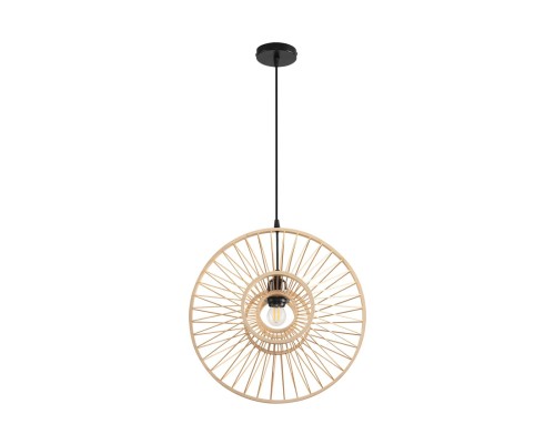 8383/1 ECO LN26 324 черный/бежевый, металл/бамбук Подвес E27 40W 220V CHAKRA