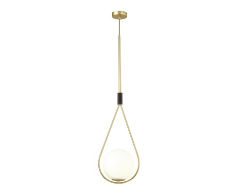 4810/1A PENDANT ODL21 447 золтой/черный/белый Подвес E14 1*40W FLARI