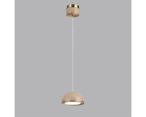 5453/6L L-VISION ODL_EX26 011 светлая бронза/бежевый/металл/керамика/акрил Подвес LED 6W 3000K LULU