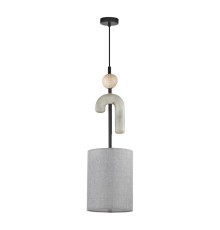 5410/1A MODERN ODL_EX24 73 черный матов./серый/металл/полирезин/ткань Подвес E14 1*40W BAGEL