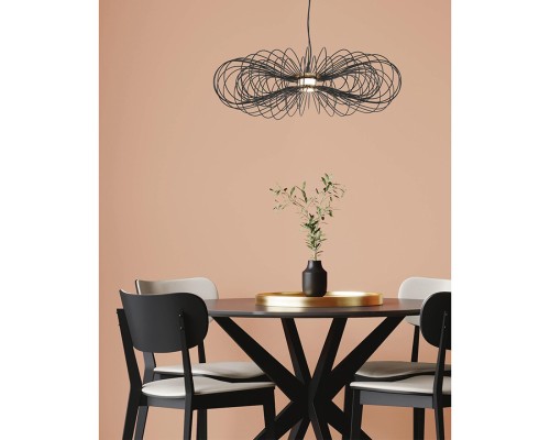 8301/9L LEDIO черный, металл/акрил Подвес LED 9W 3000K 220V CAMOMILE