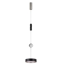 5451/32LB L-VISION ODL_EX26 017 черный/никель/металл/керамика/хрусталь/акрил Подвес LED 32W 2000К/3000K/4000K RIVIERA