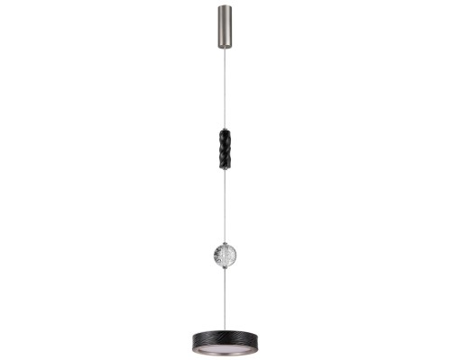 5451/32LB L-VISION ODL_EX26 017 черный/никель/металл/керамика/хрусталь/акрил Подвес LED 32W 2000К/3000K/4000K RIVIERA
