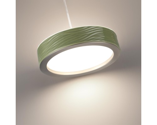 5451/32LA L-VISION ODL_EX26 зеленый/никель/металл/керамика/хрусталь/акрил Подвес LED 32W  2000К/3000K/4000K RIVIERA