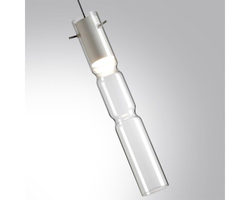 5059/5LB PENDANT ODL24 323 белый/прозрачный/металл/стекло Подвес LED 5W 3000K SCROW