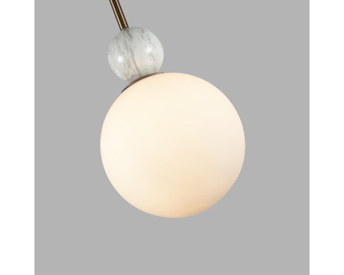 4359/1A MIDCENT ODL26 Подвесной светильник  бронзовый/белый/камень/металл IP20 E14 40W  220-240V LOLLA