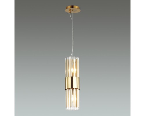 4786/2 HALL ODL21 325 золото/металл/стекло Подвес E14 2*40W VIKETA