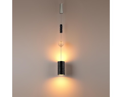 5451/18LB L-VISION ODL_EX26 017 черный/никель/металл/керамика/хрусталь/акрил Подвес LED 18W 2000К/3000K/4000K RIVIERA