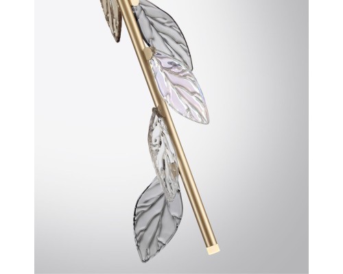 5445/1 L-VISION ODL_EX25 063 матов.золото/дымч/прозрачн/коньячн/бензинов/металл/стекло Подвес 2 в 1 1*G4 LED*3W 12V LISTVA