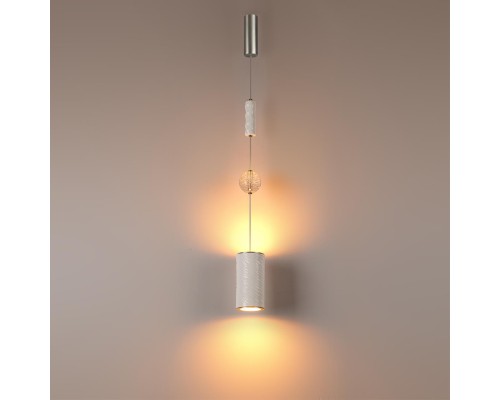 5451/18L L-VISION ODL_EX26 017 белый/никель/металл/керамика/хрусталь/акрил Подвес LED 18W 2000К/3000K/4000K RIVIERA