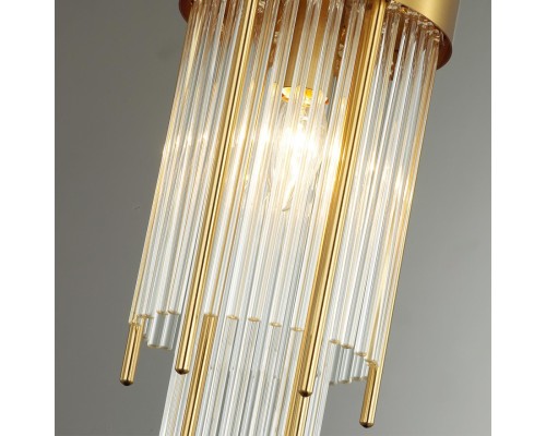 4788/1 HALL ODL21 323 золото/металл/стекло Подвес E14 1*40W YORK