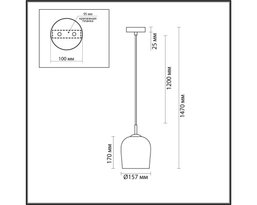 6551/1A SUSPENTIONI LN23 200 матовое золото Подвес E14 1*40W 220V ELLIE