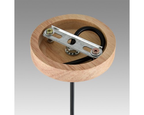 8054/1A SUSPENTIONI LN25 310 дерево/амбер металл/стекло Подвесной светильник E27 1*60W 220V NATANA