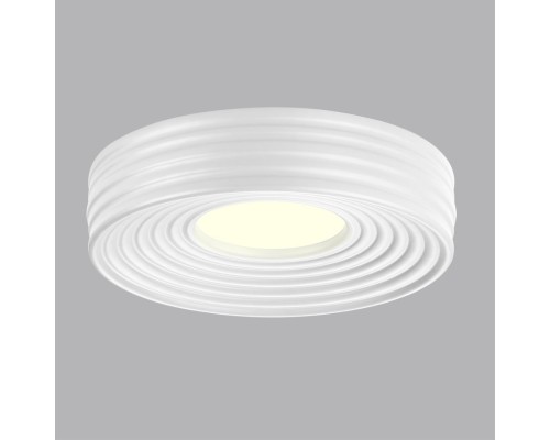 7704/40L AVRA LED SN 20 Светильник металл/пластик/белый LED 40Вт 4000K D470 IP20 MACARON