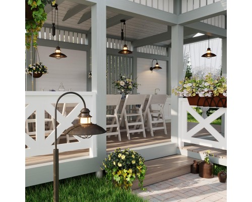 Подвес Odeon Light 4164/1A Dante коричневый/прозрачный E27 1*60 Вт