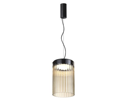 5047/15L L-VISION ODL24 303 черный/светл.янтарный/металл/стекло Подвес LED 15W 4000К 1676Лм PILLARI