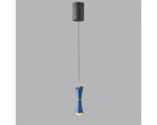 5697/7L LEDIO LN23 046 синий Подвес LED 7W 3000K 420Лм 220V LASSE