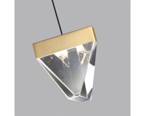 6678/5L L-VISION ODL24 205 Подвесной светильник латунь/металл/хрусталь IP20 LED 5W 320Лм 4000K RAY