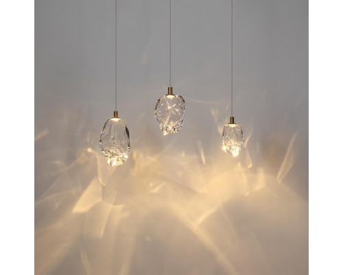 7114/4LC L-VISION ODL25 Подвесной светильник бронзовый/прозрачное  стекло/металл IP20 LED 4W 300Лм 3000K 200° 220V GEMME