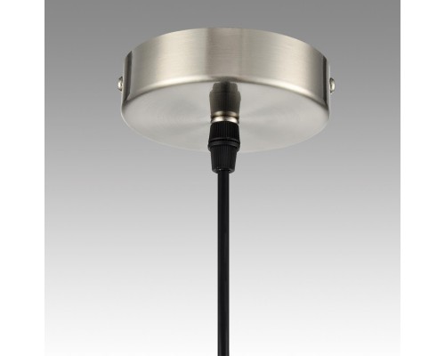 8039/1 MODERNI LN25 никель/мятный/серый/белый, металл/текстиль Подвесной светильник Е27 60W 220V ILAIDA