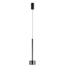 7150/10L HIGHTECH ODL26 347 светильник черный/ дымчатое стекло/металл IP20 LED 10W 3000K 220V LASLO