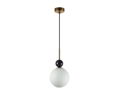 4361/1A MIDCENT ODL26 Подвесной светильник  бронзовый/белый/камень/металл IP20 E14 40W  220-240V LOLLA