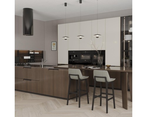 359336 OVER NT24 000 черный Светильник подвесной с механизмом регулировки высоты, провод 2м IP20 LED 4W вниз/3W вверх 760Лм 3000K 170-265V IMAN