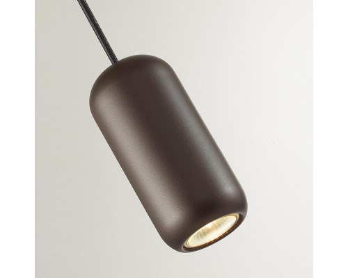 5060/1D PENDANT ODL24 313 коричн./черный/металл Подвес GU10 LED 4W COCOON