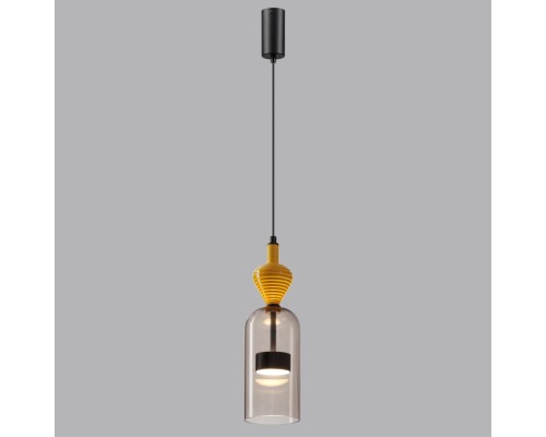 5046/12LB L-VISION ODL24 299 черный/светл.коричневый/металл/стекло/керамика Подвес LED 12W 4000К 1400Лм PALLETA