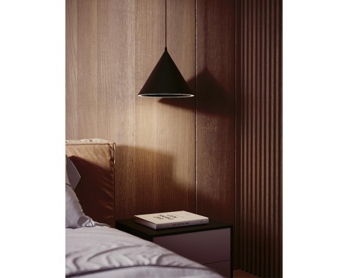 Подвес Lumion 3724/24L Lenny черный LED 24 Вт 4000K