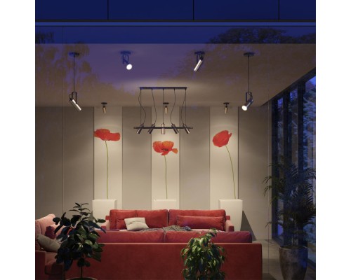 Подвес Lumion 3714/1 Claire золотой, чёрный GU10 1*5 Вт