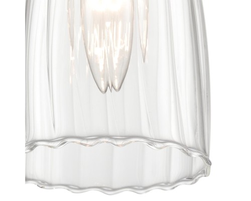 8284/1A SUSPENTIONI LN26 389 античная бронза/прозрачный, металл/керамика/стекло Подвес Е14 1*40W 220V DERBI