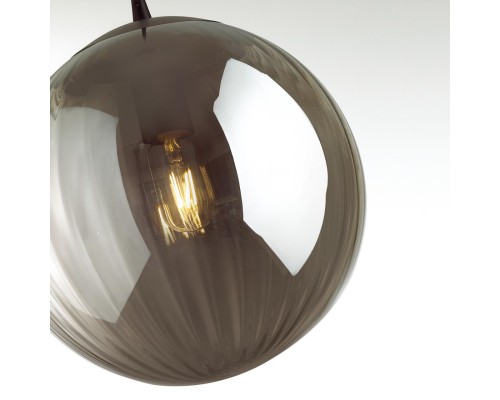 4757/1 PENDANT ODL21 353 дымчатый/черный Подвес E27 60W KATA