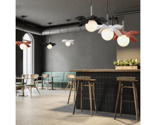 5616/1 SUSPENTIONI LN23 000 черный, белый Подвес G9 1*40W 220V TANZANIA