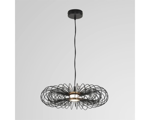 8301/9L LEDIO черный, металл/акрил Подвес LED 9W 3000K 220V CAMOMILE