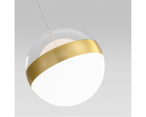 5036/12L L-VISION ODL24 389 ант.бронза/прозрачн/молочный/металл/акрил Подвес LED 12W 4000K 600лм RONI