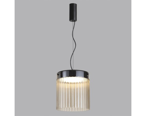 5047/20L L-VISION ODL24 303 черный/светл.янтарный/металл/стекло Подвес LED 20W 4000К 2238Лм PILLARI