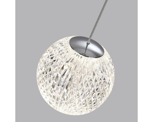 5007/5LA L-VISION ODL24 459 хром/металл/акрил Подвес LED 5W 4000K 365лм CRYSTAL