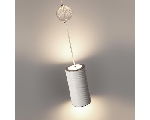 5451/18L L-VISION ODL_EX26 017 белый/никель/металл/керамика/хрусталь/акрил Подвес LED 18W 2000К/3000K/4000K RIVIERA