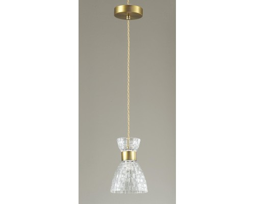 Подвес Lumion 3704/1 Jackie античная бронза E14 40 Вт