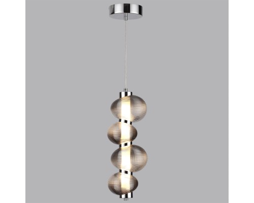 5096/17L L-VISION ODL25 419 хром/дымчатый градиент/металл/стекло Подвес LED 17W 4000K 2686Лм BRUCO