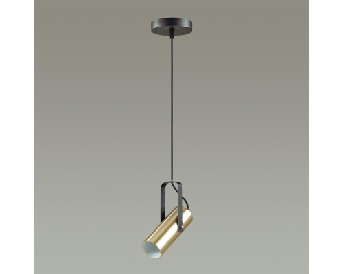 Подвес Lumion 3714/1 Claire золотой, чёрный GU10 1*5 Вт