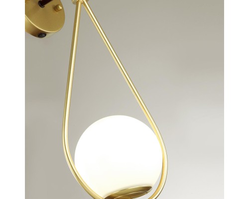 4810/1A PENDANT ODL21 447 золтой/черный/белый Подвес E14 1*40W FLARI