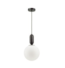 Подвес Odeon Light 4671/1 Okia черный/белый E27 1*40 Вт