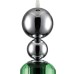 8064/1A MODERNI LN25 298 хром/зеленый, металл/стекло Подвесной светильник E27 1*60W 220V LORENZO