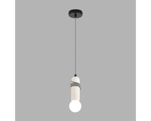 8363/1A ECO LN26 330 черный/белый, металл/бетон Подвес E27 LED 10W 220V TESLA